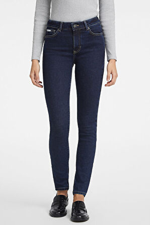 Kadın G05 Yüksek Bel Skinny Jean - Lacivert | 25