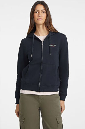 Kadın American Regular Sweatshirt - Lacivert | L