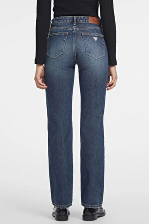 Guess GJ G08 MID RISE STRA Kadın Mavi Jeans W4YA98D5FC1-GJEW