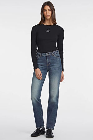 Guess Jeans GJ G08 MID RISE STRA Kadın Mavi Jeans W4YA98D5FC1-GJEW