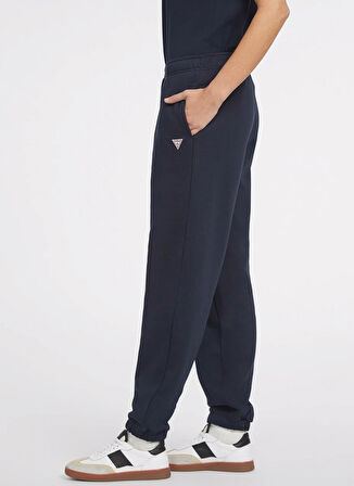 Guess Jeans Lastikli Bel Regular Fit Mavi Kadın Pantolon GJ TRIANGLE LABEL JO - ORGANIC CO/P