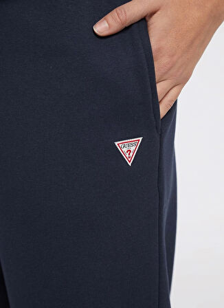 Guess Jeans Lastikli Bel Regular Fit Mavi Kadın Pantolon GJ TRIANGLE LABEL JO - ORGANIC CO/P