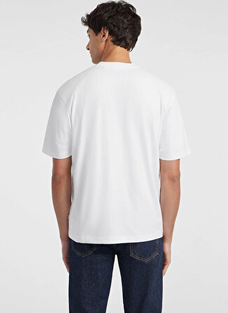 Guess Jeans Beyaz Erkek T-Shirt M4YI45K8FQ4G011 GJ SS CN OS ICONIC