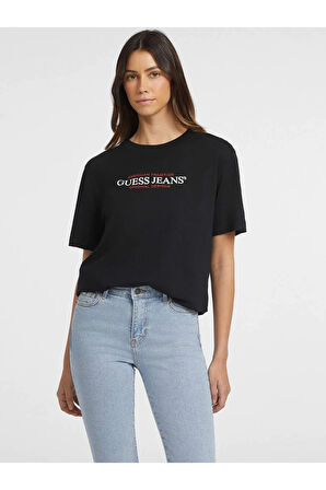 Jeans Kadın Boxy Fit T-shirt