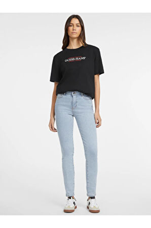 Jeans Kadın Boxy Fit T-shirt
