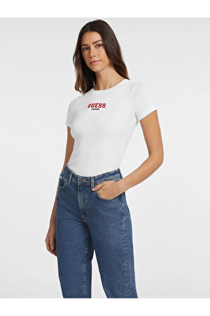 Jeans Kadın Slim Fit T-shirt