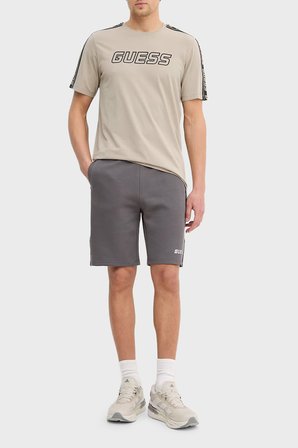 Guess Arlo Cn Pamuklu Regular Fit Logolu Bisiklet Yaka T Shirt Z4GI18J1314 Erkek T SHİRT Z4GI18 J1314 G1CA BEJ