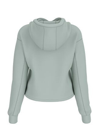 Yeşil Kadın Kapüşon Yaka Normal Kalıp Sweatshirt V2YQ08K7UW2G8ES-NEW ALISA HOODED SW