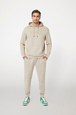 Erkek ALDWIN NEW Kapüşonlu Sweatshirt - Bej  | S