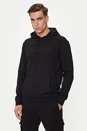Erkek ALDWIN NEW Kapüşonlu Sweatshirt - Siyah  | S