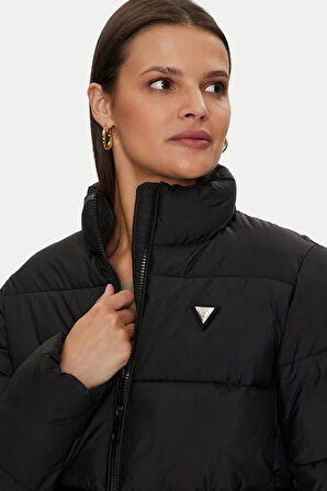 Kadın NEW CLAUDIA Guess Logolu Mont - Siyah  | M