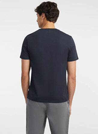 Guess Jeans Bisiklet Yaka Desenli Lacivert Erkek T-Shirt M4YI52K8HM0A71W GJ SS CN SLIM LOGO