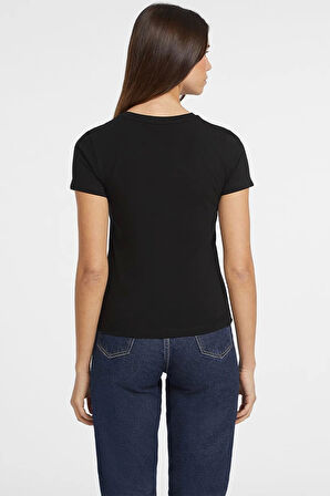 Guess Kadın Jeans  Slim Siyah T-Shirt