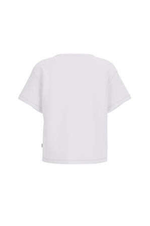 Kadın GJ SS Cn Boxy Iconic T-Shirt - Beyaz | S