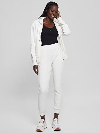 Guess Olympe Fermuarlı Kapüşonlu Kadın Sweatshirt V4YQ06KCAY2