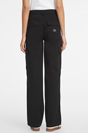 Guess Jeans GJ CARGO CHINO Kadın Siyah Pantolon W4YB61WGCV1-JBLK