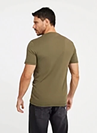 Guess Yeşil Erkek T-Shirt AIDY CN SS TEE MID ORGANIC STREAM