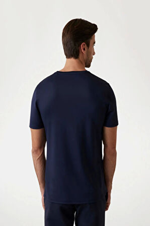 Guess Erkek Lacivert T-Shirt