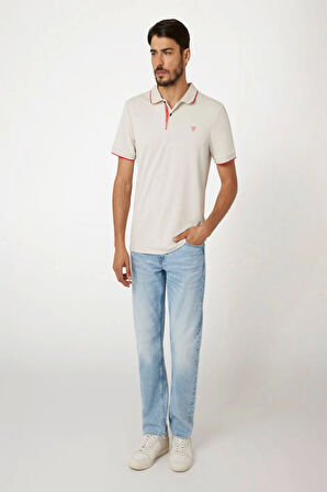 Guess Erkek Teknik Sterch Polo T-Shirt
