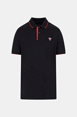 Guess Erkek Siyah Polo T-Shirt