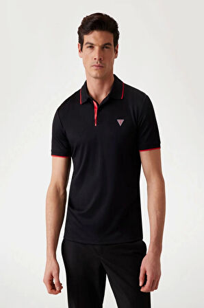 Guess Erkek Siyah Polo T-Shirt