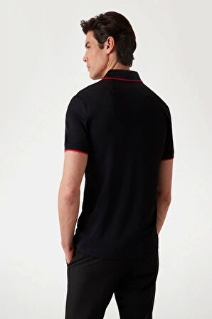 Guess Erkek Siyah Polo T-Shirt