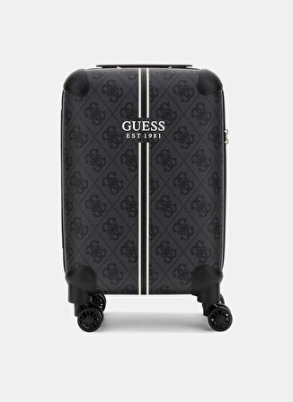 Guess Siyah Çekçekli Kumaş Valiz KALLISTO COSMETIC OR - 49830