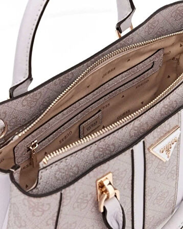 Guess Noreen Satchel Monogram El Çantası