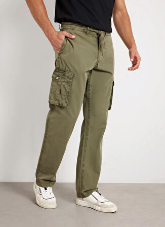 Guess Yeşil Erkek Kargo Pantolon M4YB45WGES0G896 NEW CARGO PANTS