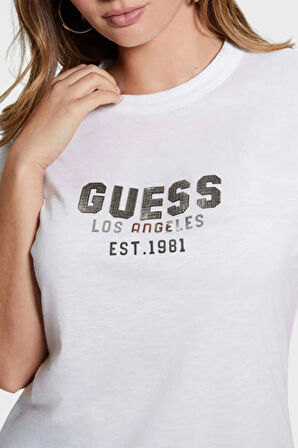 Guess Bayan T Shirt W4YI35 KC8T0 G011