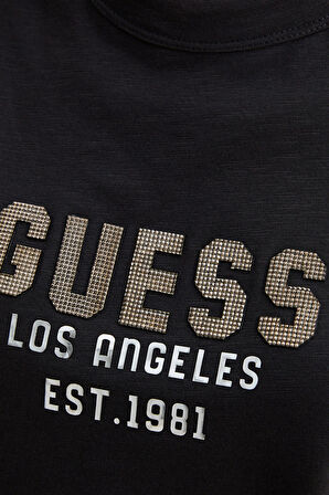 Guess Bayan T Shirt W4YI35 KC8T0 JBLK