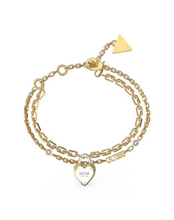 Guess Kadın All You Need is Love Kalpli Gold Çelik Bileklik – JGUJUBB04206JWYGRHS