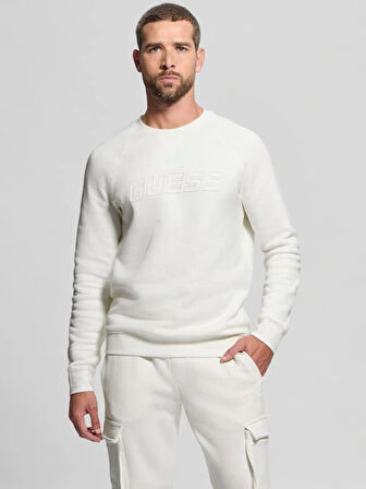 Guess Erkek Beyaz Kargo Pantolon