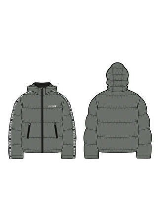 Guess Haki Erkek Mont Z4BL08WO06IG8DT-ARLO PADDED JACKET