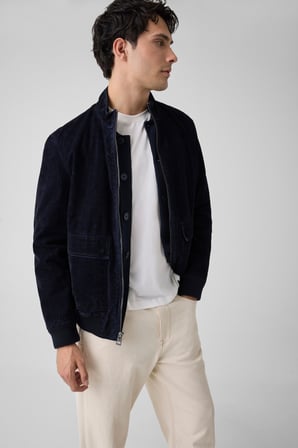 VELVET DENIM JACKET