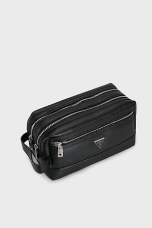Guess Berlin Logolu Bilek Askılı Çanta Erkek ÇANTA PMBEPO P6461 BLA SİYAH