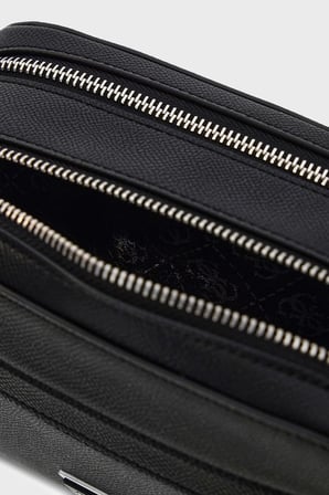 Guess Milano Logolu Tek Saplı Çanta PMMISLP6461 Erkek ÇANTA PMMISL P6461 BLA SİYAH