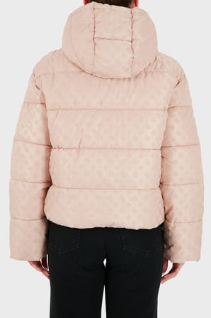 Guess New Daisy Kapitoneli Regular Fit Kapüşonlu Suya Dayanıklı Mont W6BL56W4195 Kadın MONT W6BL56 W4195 G6I6 GÜL KURUSU