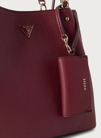 Guess Tote Çanta, Standart, Bordo