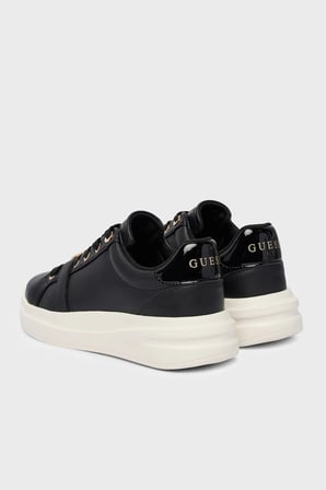 Guess Erizo Logolu Deri Sneaker Ayakkabı FLFEZOLEA12 Kadın AYAKKABI FLFEZO LEA12 BLACK SİYAH
