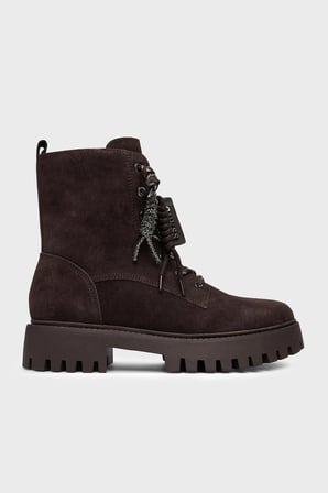 Guess Fizzle Süet Deri Bot FLFFIZSUE10 Kadın BOT FLFFIZ SUE10 BROWN KAHVE-KREM
