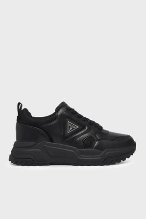 Guess Helado Logolu Sneaker Ayakkabı FMFHELELL12 Erkek AYAKKABI FMFHEL ELL12 BLACK SİYAH