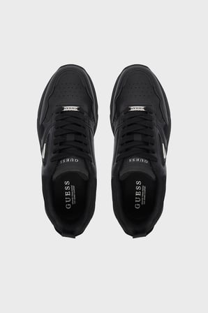 Guess Helado Logolu Sneaker Ayakkabı FMFHELELL12 Erkek AYAKKABI FMFHEL ELL12 BLACK SİYAH