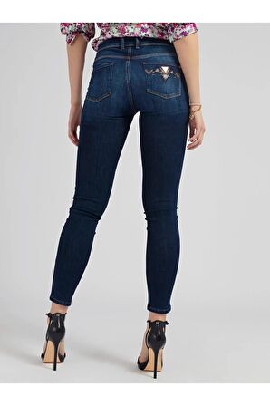 Guess Jewel Kadın Denim Skinny Pantolon  W1RA03D4AK1