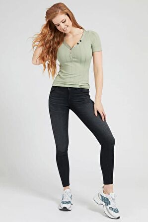 Guess Kadın Denim Jeans W1RA99D4AQ1