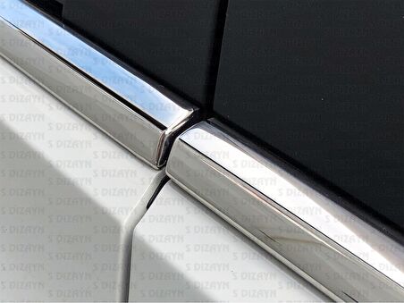 S-Dizayn VW Passat B8.5 Krom Cam Çıtası 4 Parça 2019 ve Üzeri S-Dizayn