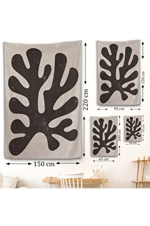 Henri Matisse Tarzı Soyut Sanat Duvar Örtüsü-7619