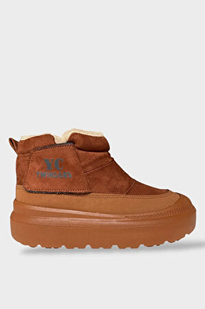 Nubuk İçi Kürklü Kalın Taban Kadın Bot TABA