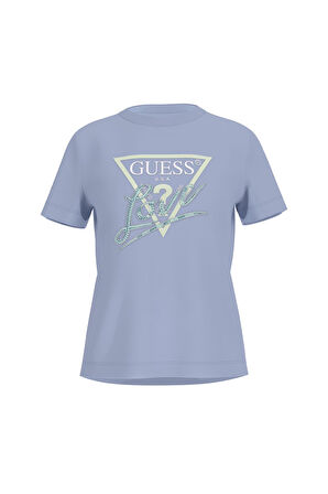 Kadın CN SS Love Triangle T-Shirt - Mavi | M