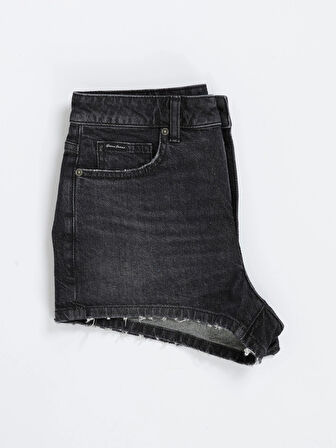 Guess Jeans GJ HIGHWAIST VINTAGE SHORT Kadın Siyah Şort W5GD0YD5M71-GJGE